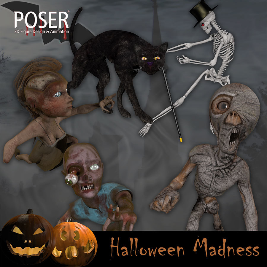 Halloween Madness for Poser by N/A