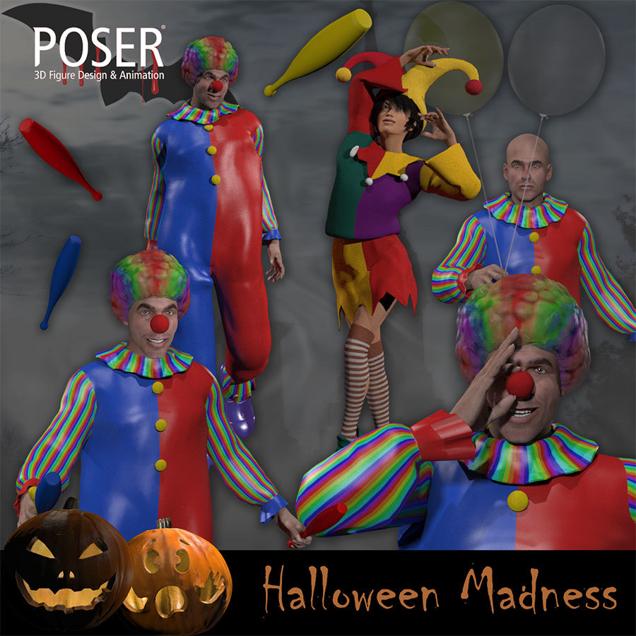 Halloween Madness for Poser by N/A