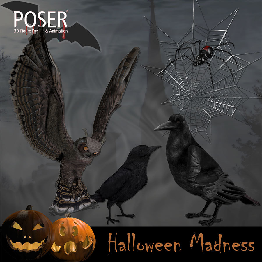Halloween Madness for Poser by N/A