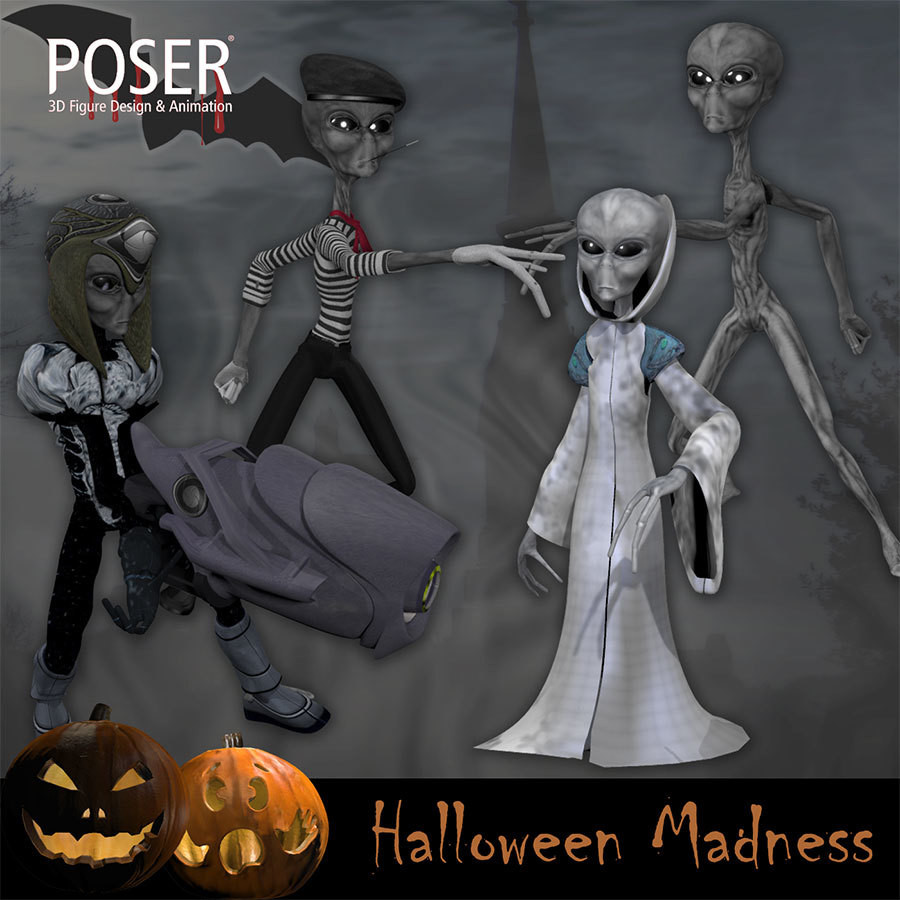 Halloween Madness for Poser by N/A
