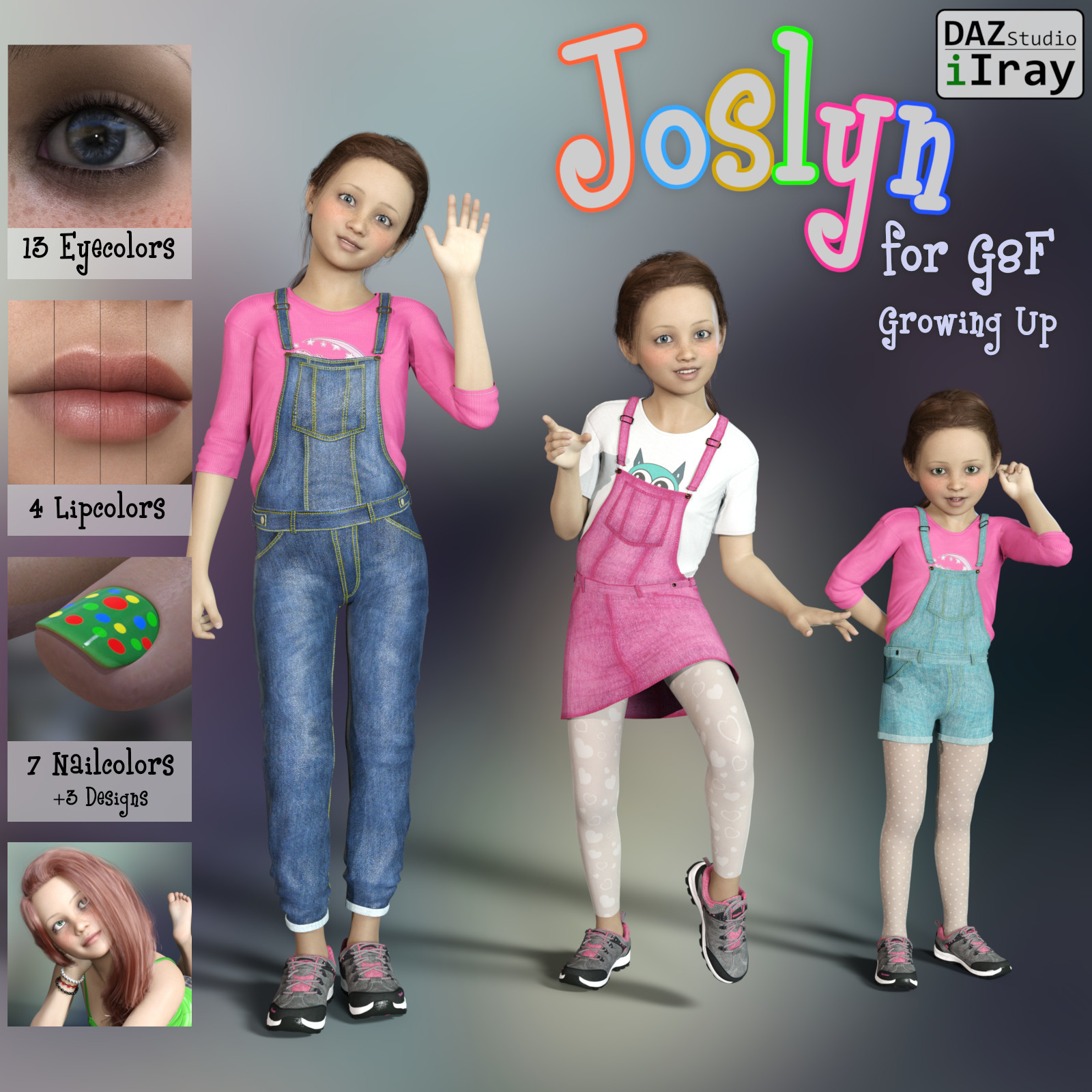 Joslyn for Genesis 8 Female Growing Up IRAY - G8F by N/A