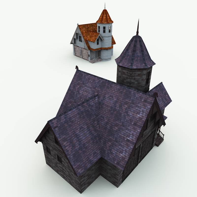 Haunted Carriage House for Blender by N/A