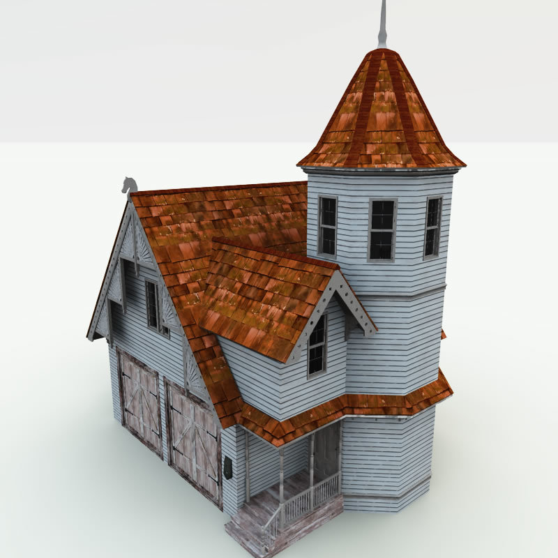 Haunted Carriage House for Blender by N/A