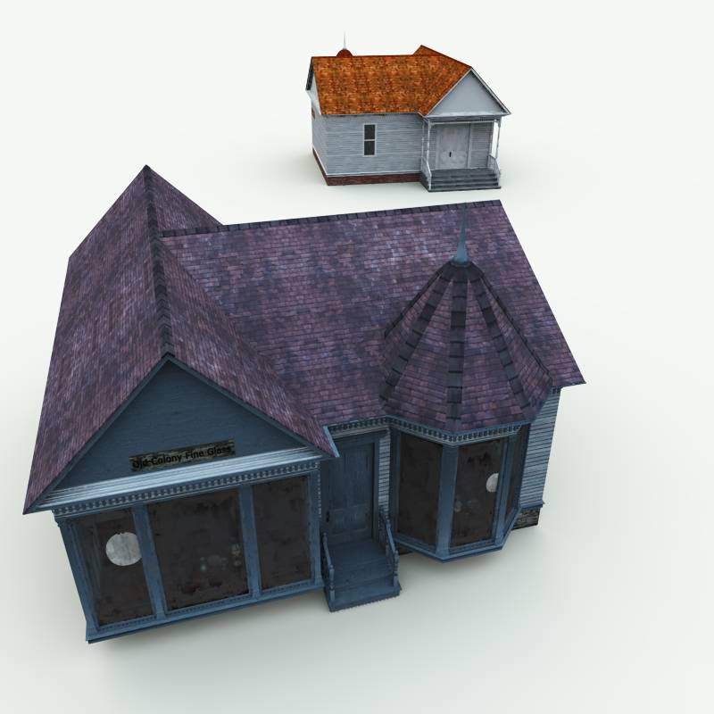 Haunted Antique Glass Shop for Blender by N/A