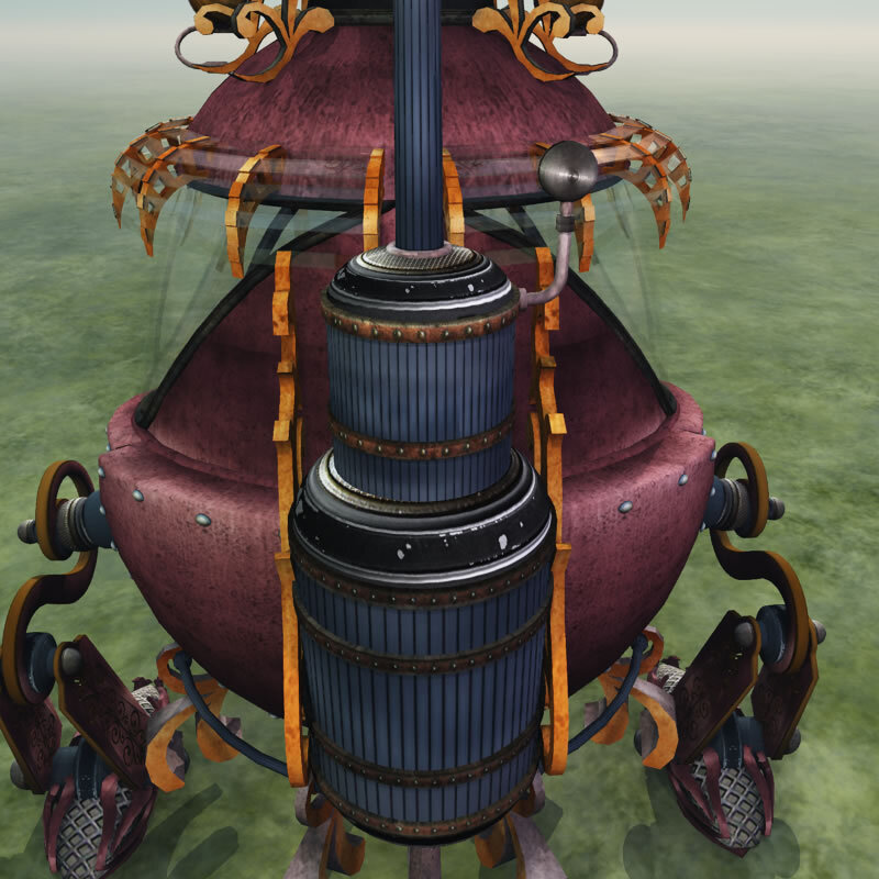 MB Toon Steampunk Mech Bot for Poser by N/A