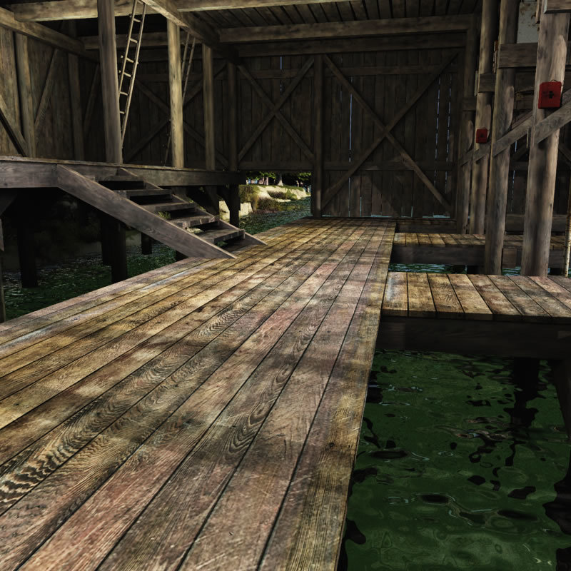 Net Rack and Gillnetter Boat for Poser by N/A