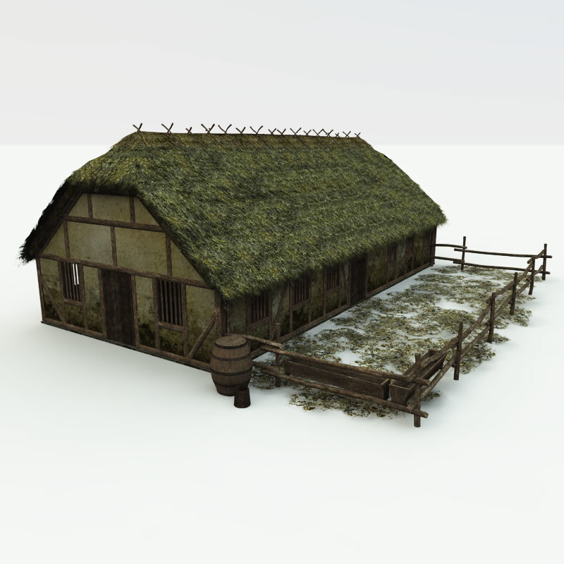 Jamestown Stable for Poser by N/A
