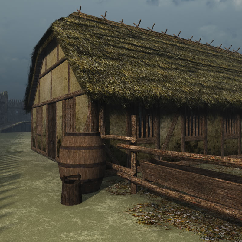 Jamestown Stable for Poser by N/A
