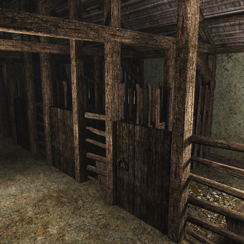 Jamestown Stable for Poser by N/A
