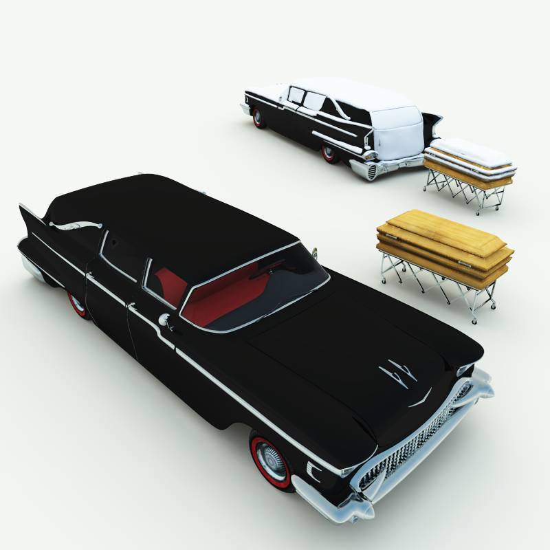 1950s Hearse for Poser by N/A