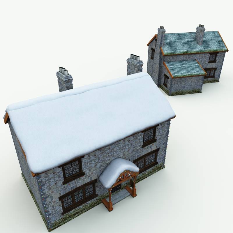Chimney Sweep House for Poser by N/A