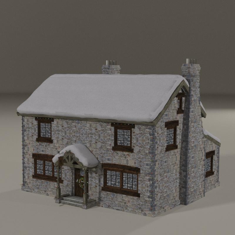 Chimney Sweep House for Poser by N/A