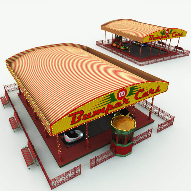 Bumper Cars Ride for Poser by N/A