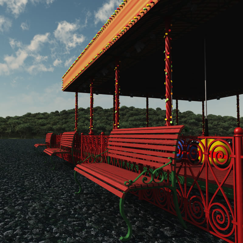 Bumper Cars Ride for Poser by N/A