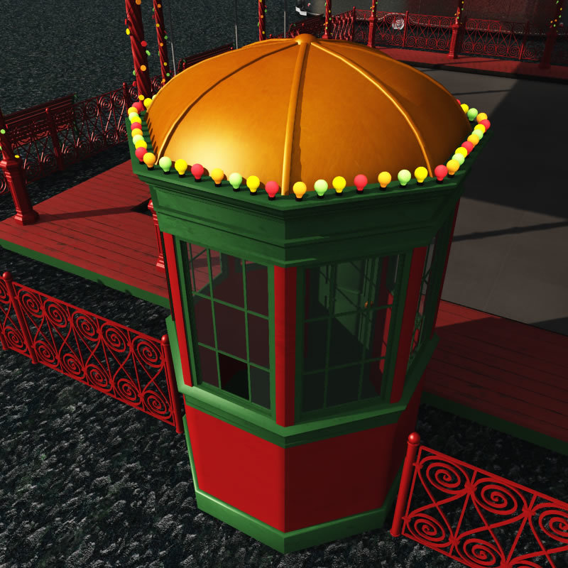 Bumper Cars Ride for Poser by N/A
