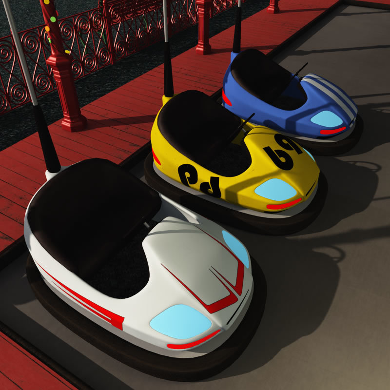 Bumper Cars Ride for Poser by N/A