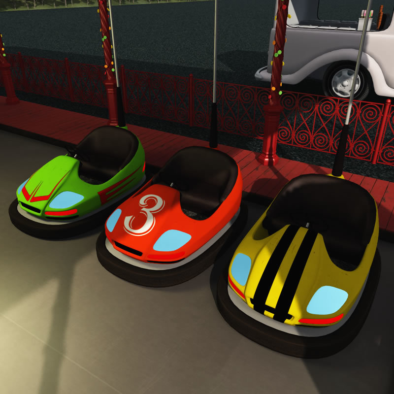 Bumper Cars Ride for Poser by N/A