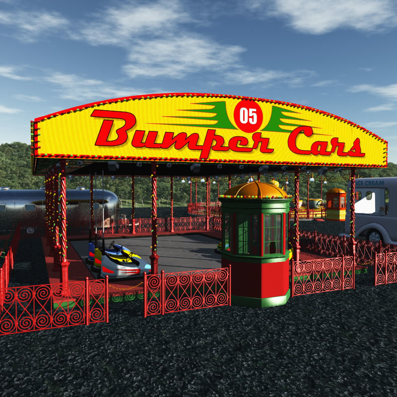 Bumper Cars Ride for Poser by N/A