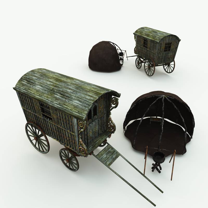 Gypsy Wagon and Camp for Bryce by N/A