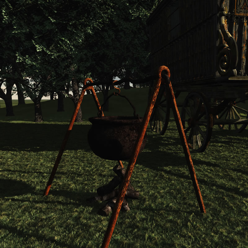 Gypsy Wagon and Camp for Bryce by N/A