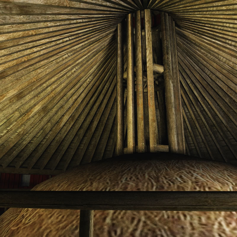 Round Barn and Antique Tractor for Bryce by N/A
