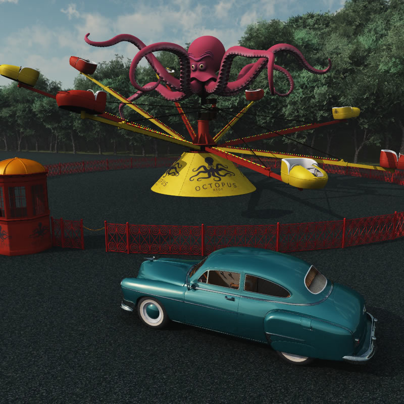 Octopus Ride for Poser by N/A