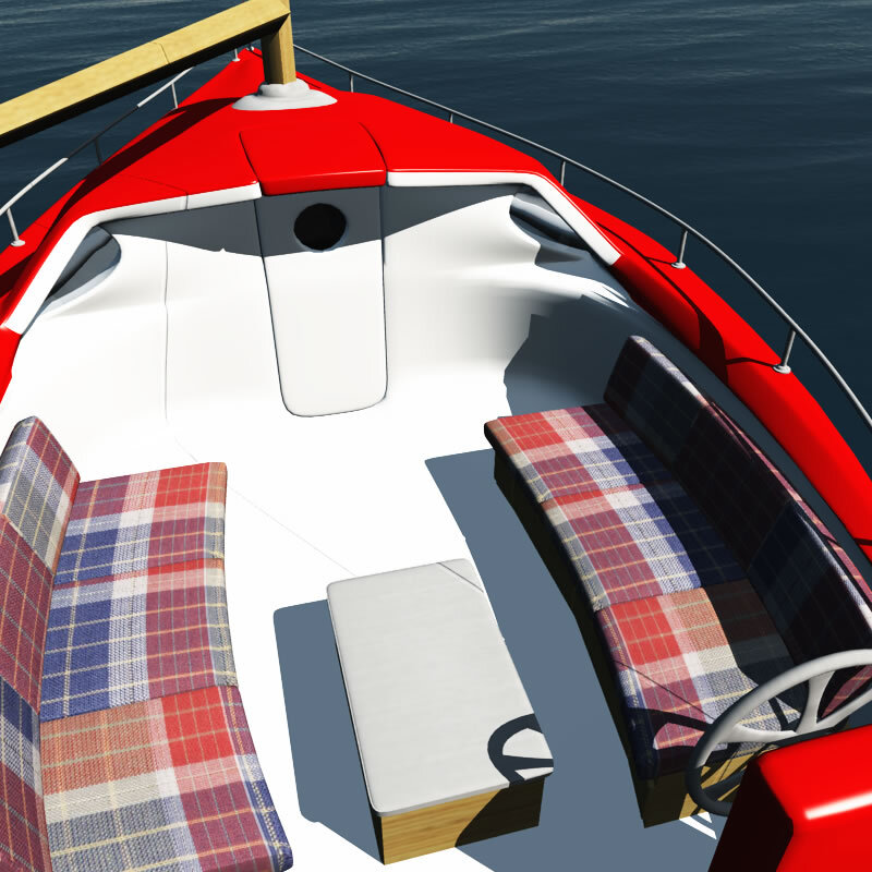 TB Toon Yacht for Poser by N/A