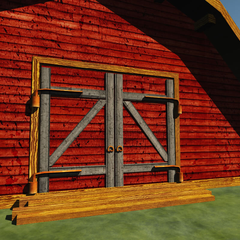 TB Tractor and Barn for Poser by N/A