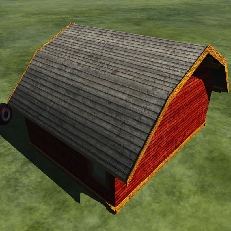 TB Tractor and Barn for Poser by N/A