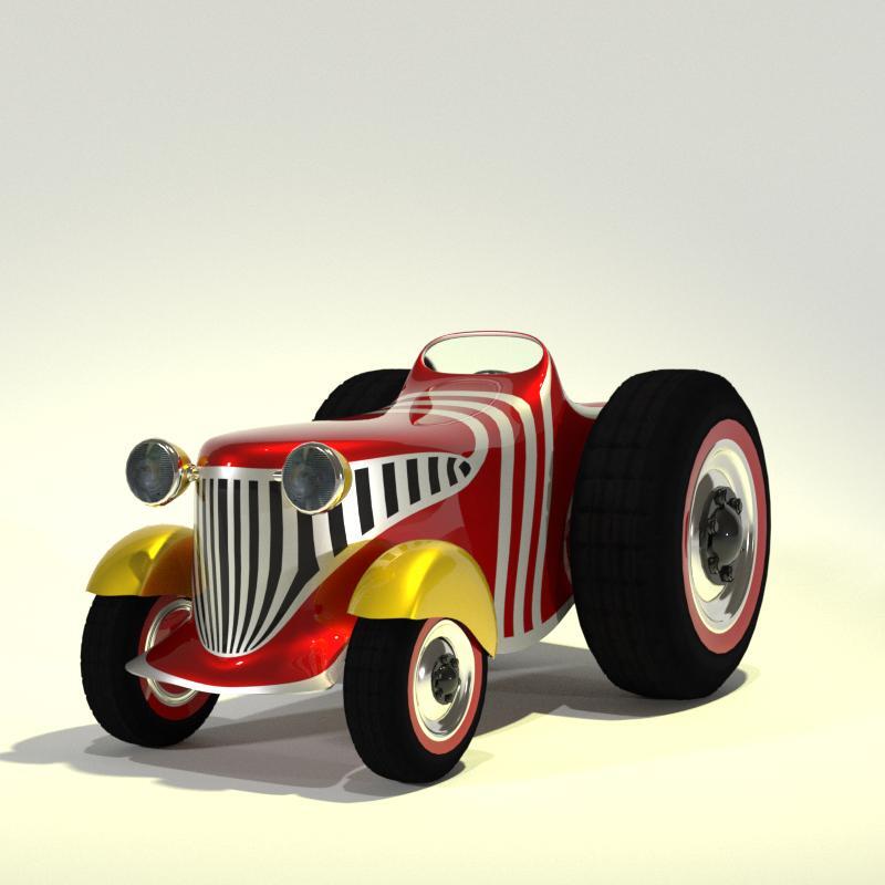TB Tractor and Barn for Poser by N/A