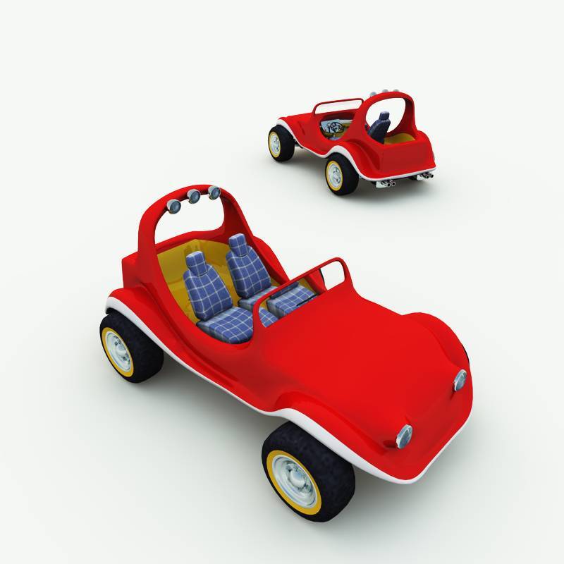 TB Toon Dune Buggy for Poser by N/A