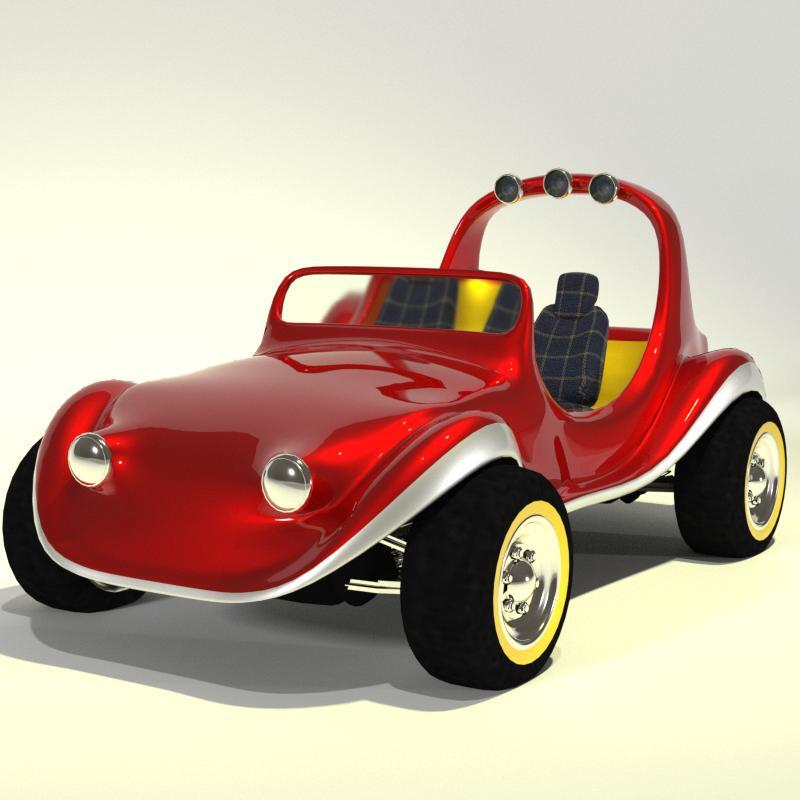 TB Toon Dune Buggy for Poser by N/A