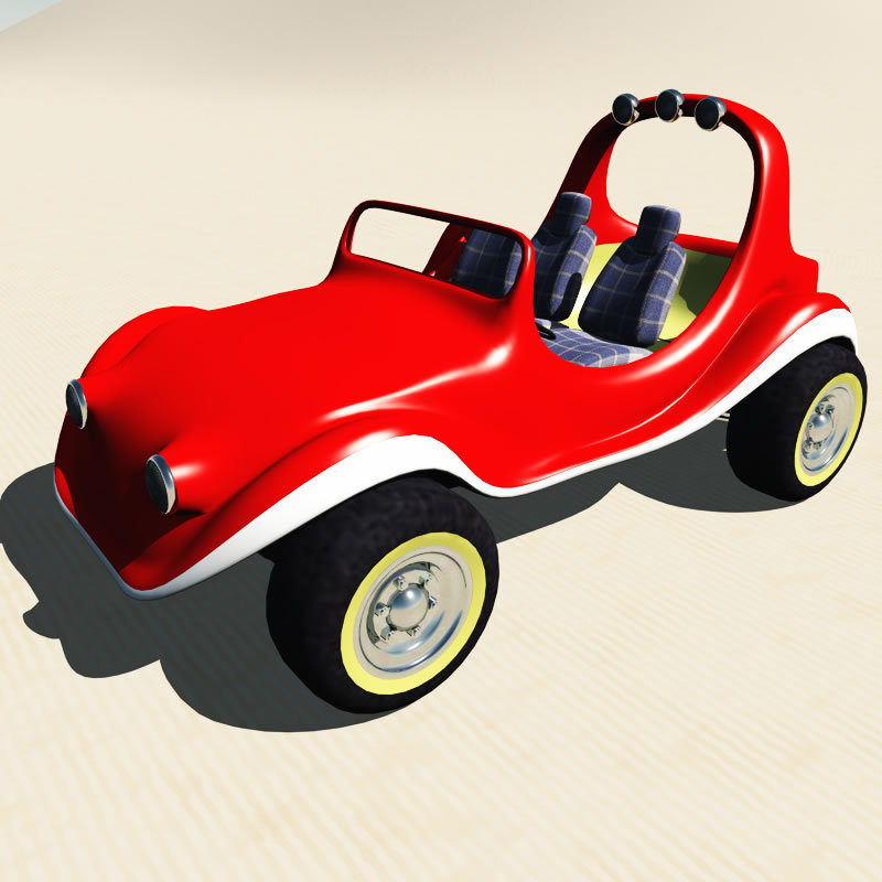 TB Toon Dune Buggy for Poser by N/A
