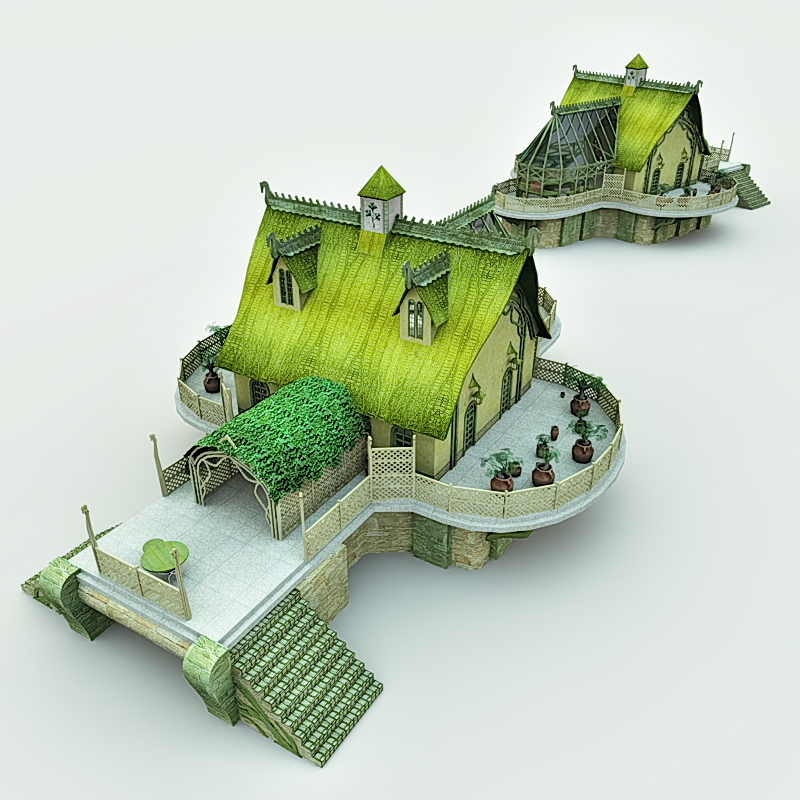 Elven Village Woodshape for Bryce by N/A