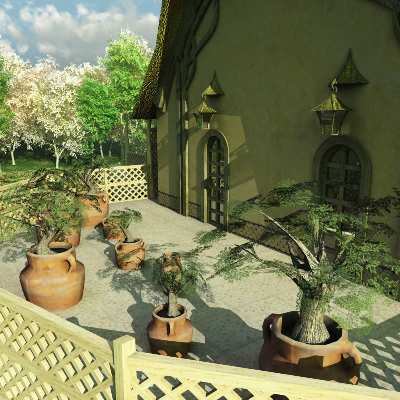 Elven Village Woodshape for Bryce by N/A