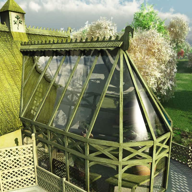 Elven Village Woodshape for Bryce by N/A