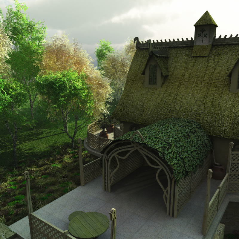 Elven Village Woodshape for Bryce by N/A