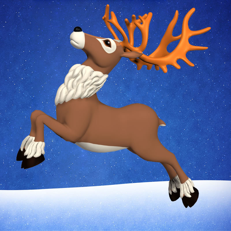 Toon Reindeer by N/A
