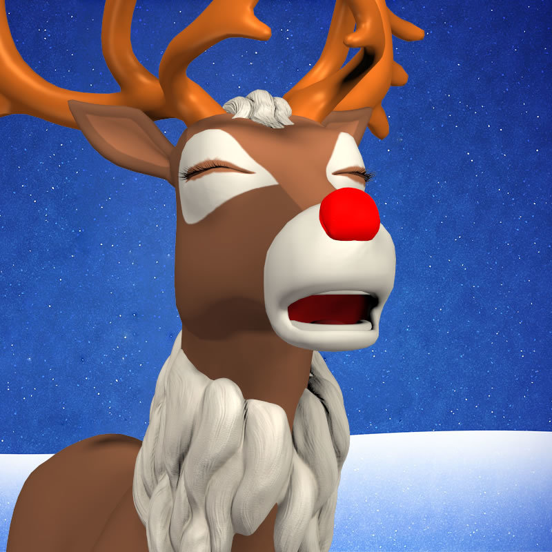 Toon Reindeer by N/A