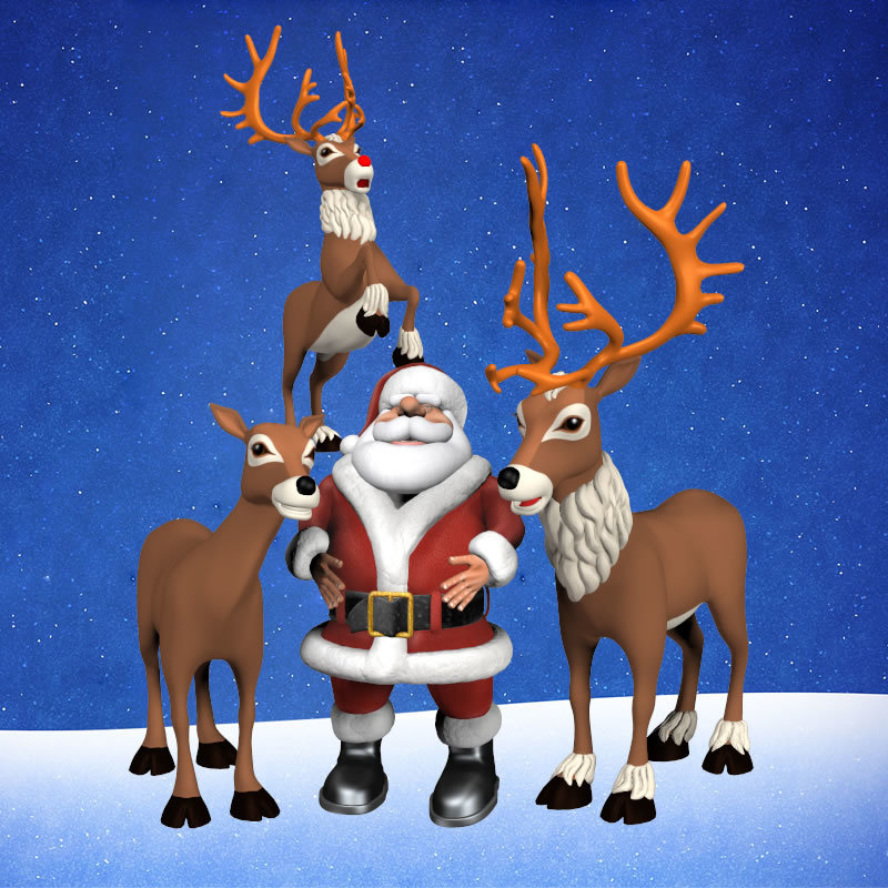 Toon Reindeer by N/A