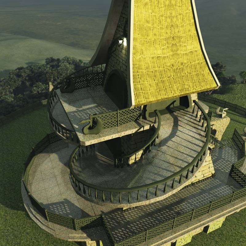 Elven Stable for Poser by N/A