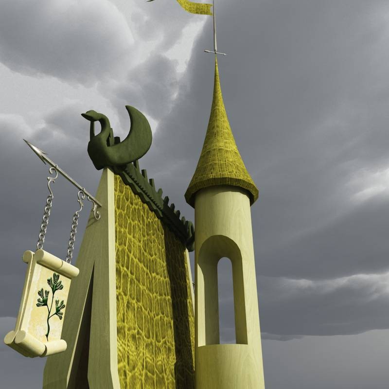 Elven Stable for Poser by N/A