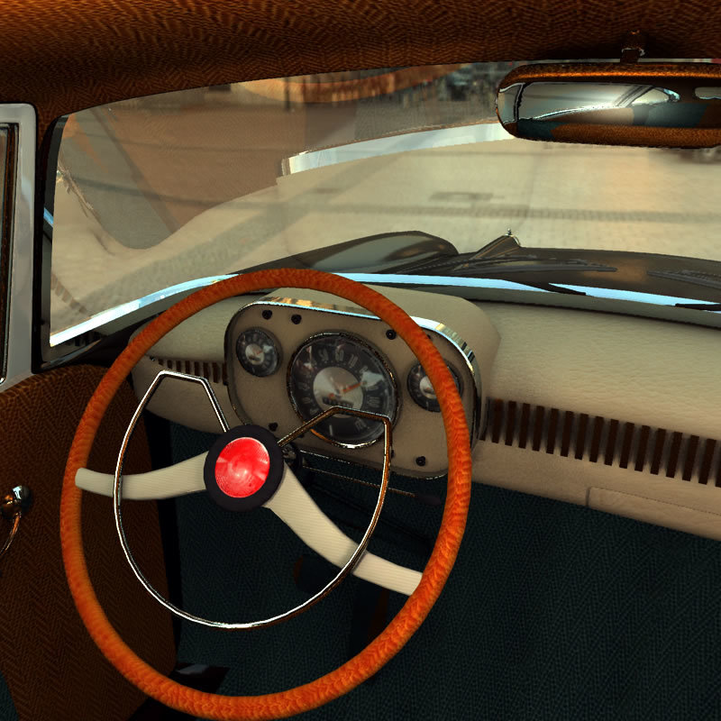 1950s Bel Air Police Car and Stock Car for Poser by N/A