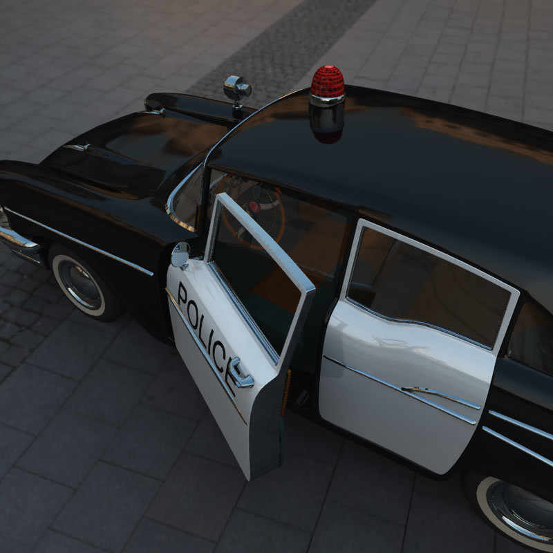 1950s Bel Air Police Car and Stock Car for Poser by N/A