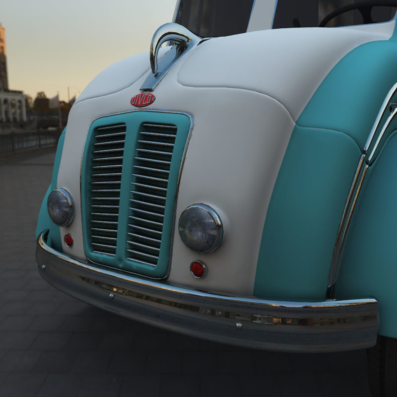 1950s DivCo Milk  Truck for Poser by N/A
