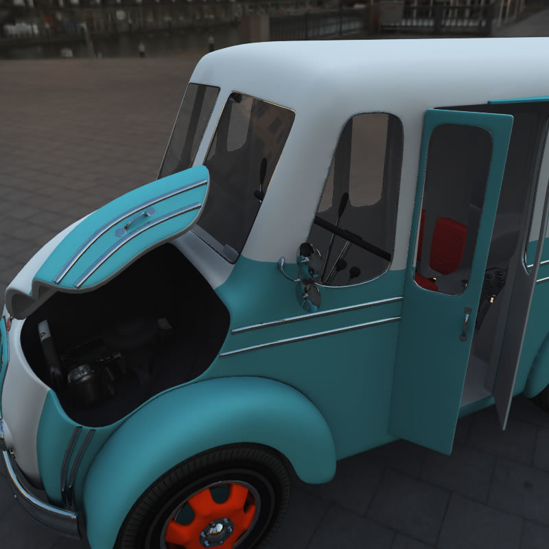1950s DivCo Milk  Truck for Poser by N/A