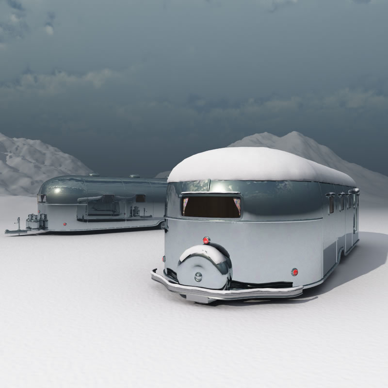 1950s Airstream Trailer for Poser by N/A