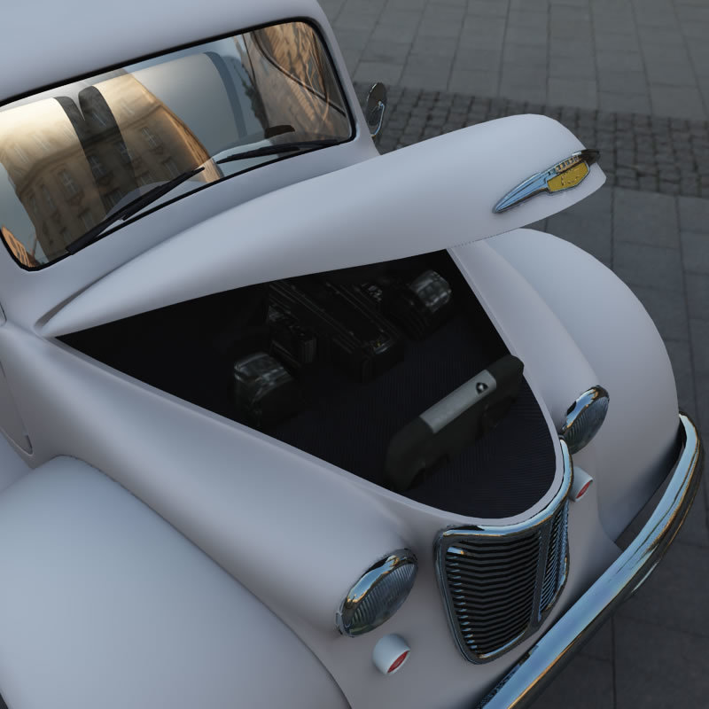 1950s Ice Cream Truck for Poser by N/A