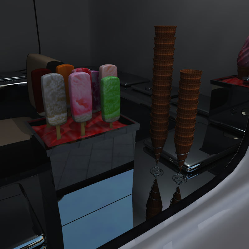1950s Ice Cream Truck for Poser by N/A