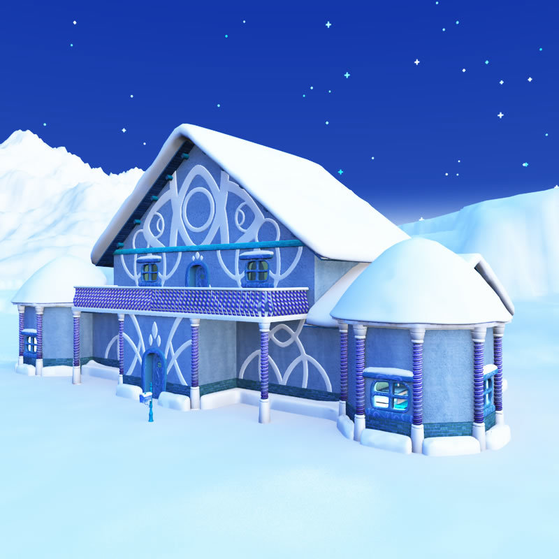 Santa's Cottage for Poser by N/A